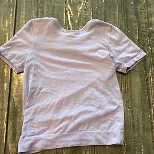 Athleta Lavender Short Sleeve Top